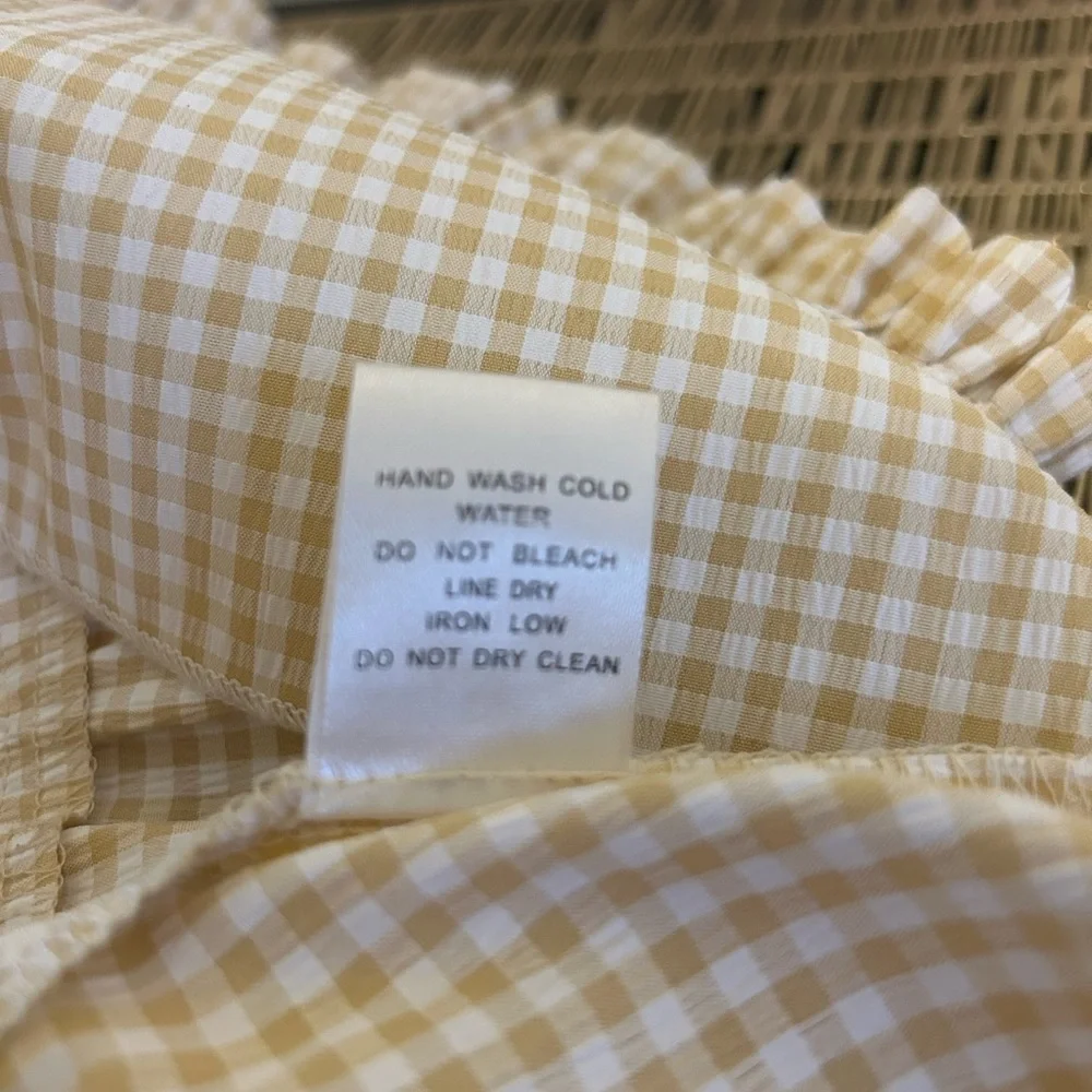 HYFVE cream gingham